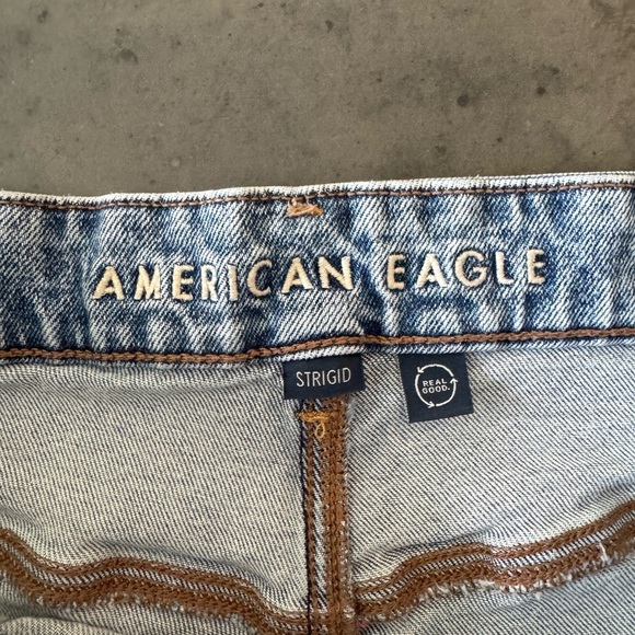 American Eagle Strigid Curvy Super High-Waisted Relaxed Shorts size 14 - Picture 7 of 7